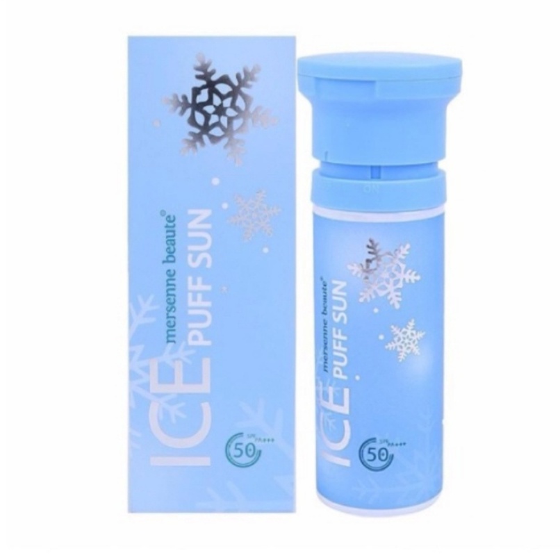 Kem chống nắng dạng xịt Pha Lê Tuyết Ice Puff Sun Mersenne Beaute SPF50 100ml