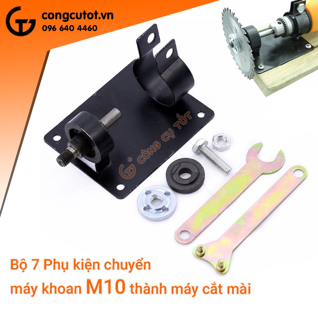 Bộ phụ kiện chuyển máy khoan thành máy cắt đa năng M10