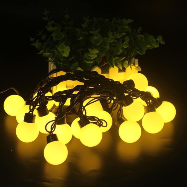 Dây Đèn Trang Trí Cherry Ball chạy điện trang trí sân vườn ( loại 1)