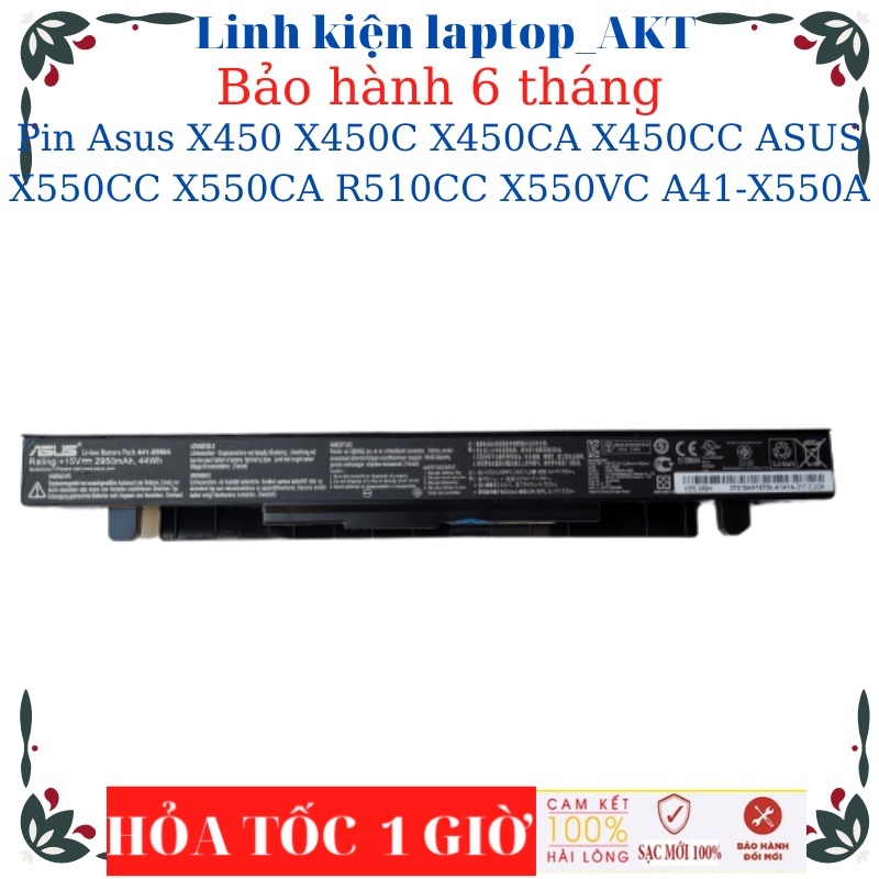 Pin laptop Asus X450 X450C X450CA X450CC ASUS X550CC X550CA R510CC X550VC A41-X550A