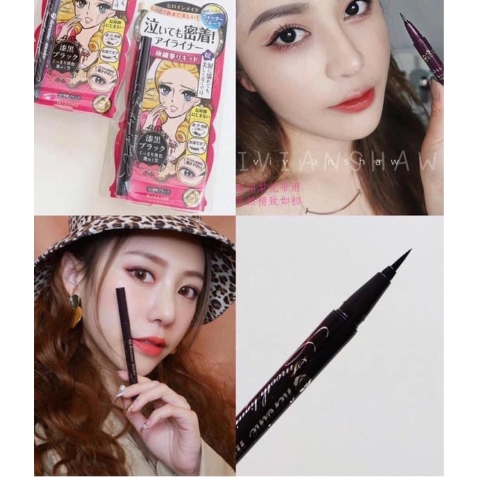 [nội địa Nhật] Bút Kẻ Mắt Dạ Kiss Me, kẻ mắt Kiss Me Heroin Eyeliner lâu trôi chống nước, không lem nét mảnh