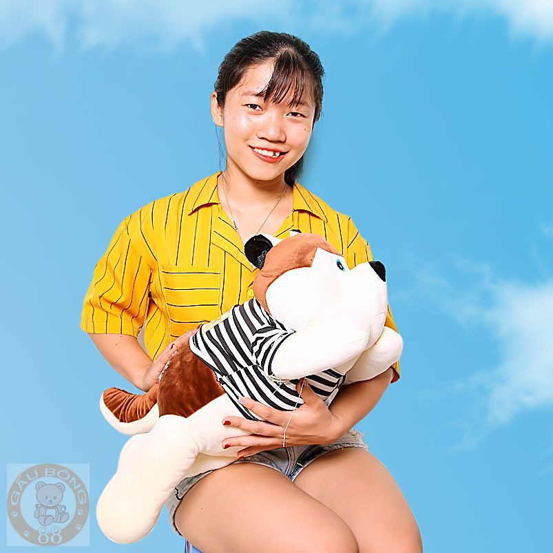 Gấu Bông chó Husky hàng cao cấp - 65cm