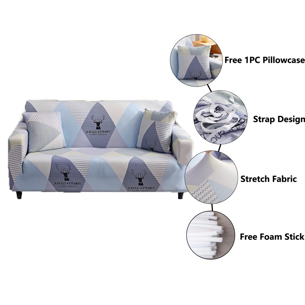 2 Seater Sofa cover elastic furniture cover Slip Cover