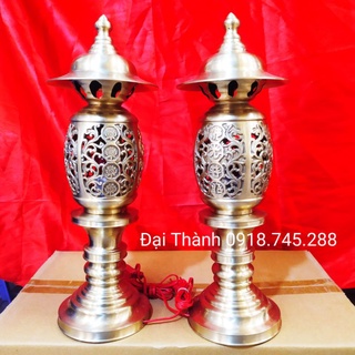 đèn thờ bằng đồng (giá 1 đôi)