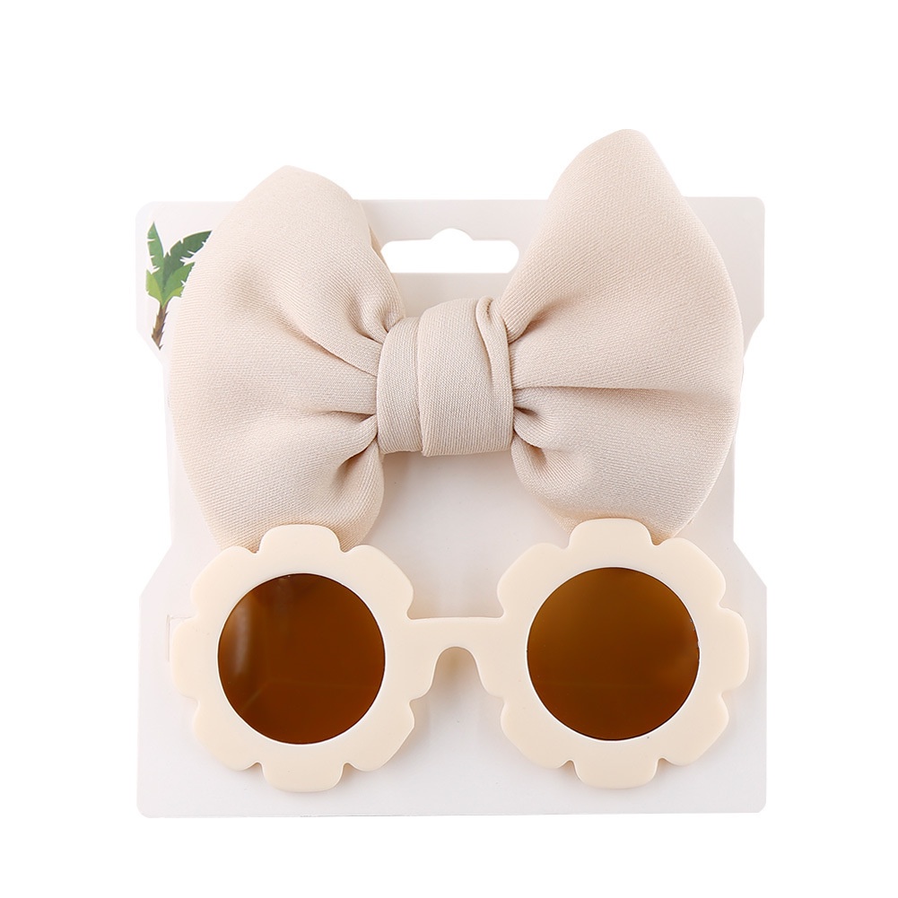 PVN47070 Set kính mát kèm băng đô hình nơ cực dễ thương cho bé yêu Giá Rẻ