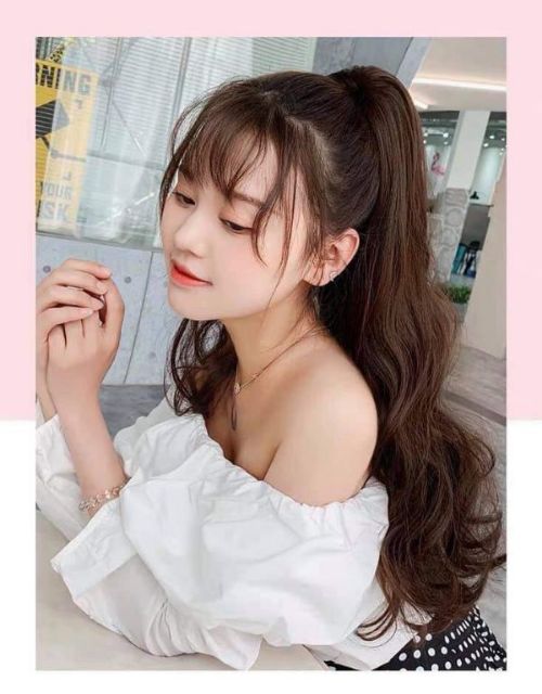 Ngoạm tóc giả xoăn dài 60cm