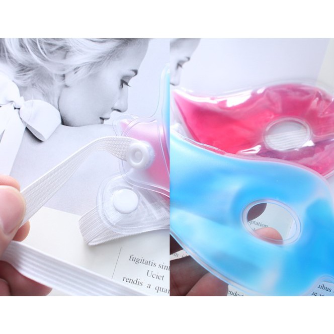 Mặt nạ mắt OEM7 dạng gel nóng, lạnh giảm quầng thâm có dây đeo tiện lợi