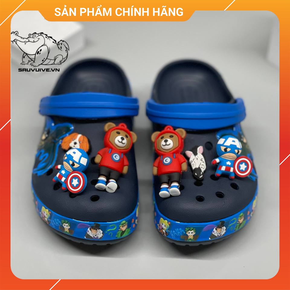 Giày Dép Crocs Trẻ Em Bat Man Band Chính Hãng Size 24  Đến 35 - Sấu Vui Vẻ - BAM