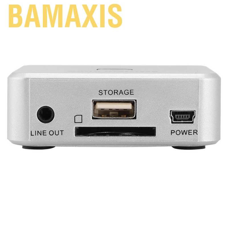 Bamaxis USB Audio Capture Card Music Digitizer HD Player Recorder L/R 3.5 US Plug