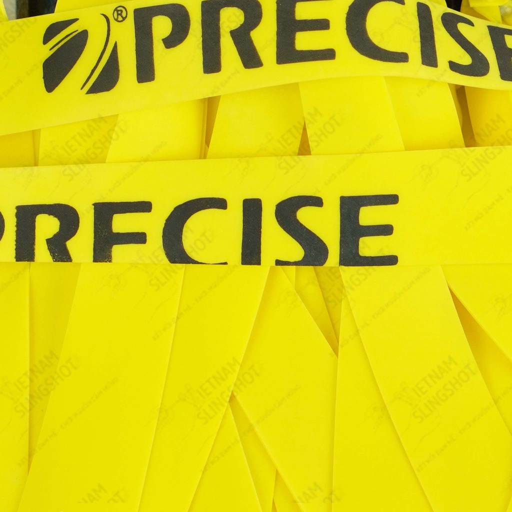 5 Dây ná cao su chính hãng precise 2 lớp cột sẵn dày đẹp 0.55mm độ chính xác cao, siêu bền [V3R]