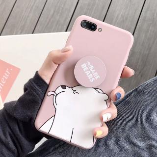 Ốp Điện Thoại Hình Gấu Xinh Xắn Cho OPPO Reno AX7 R15 Pro R17 AX5 A73 A57 F1s A3 R11S R9S