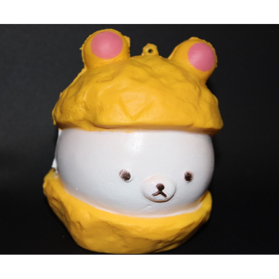 Squishy Lớn JUMBO Gấu Nâu kẹp trong bánh xúc xích Đồ Chơi Xốp Giảm Stress Hình mềm mịn dễ Thương đàn hồi Cho Bé