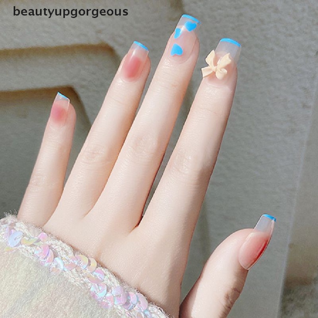 Bộ 24 Móng Tay Giả Dán Trang Trí Toàn Diện Cho Nữ