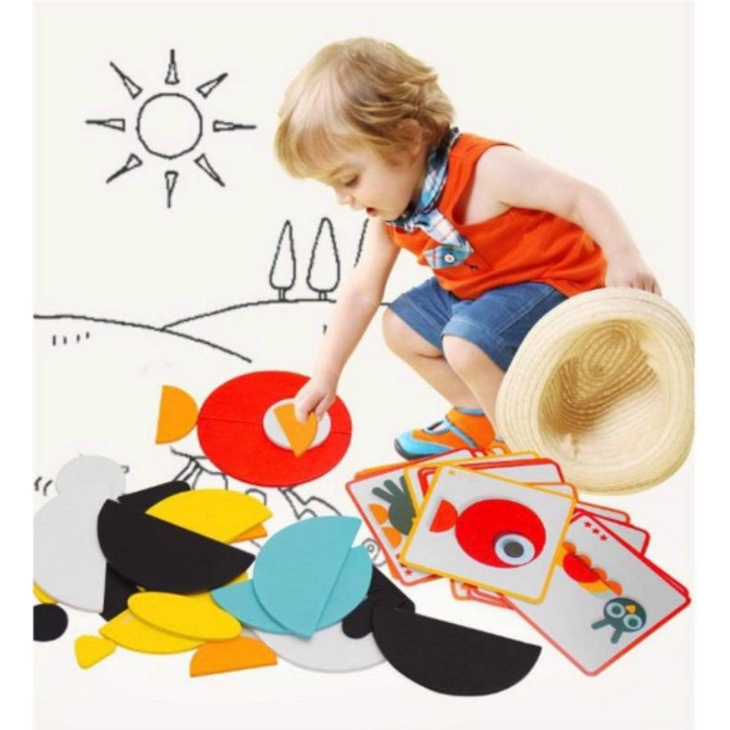 bộ tranh ghép hình montesorri 29 chi tiết đồ chơi gỗ thông minh cho bé