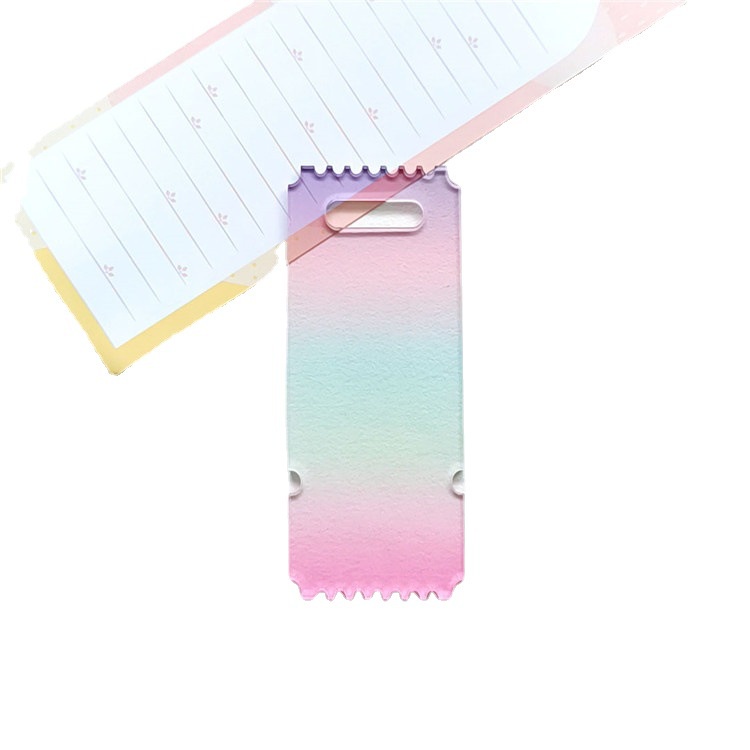 Miếng Dán Acrylic Màu Gradient Dùng Trang Trí Thẻ   /diy Gradient móc khoá acrylic