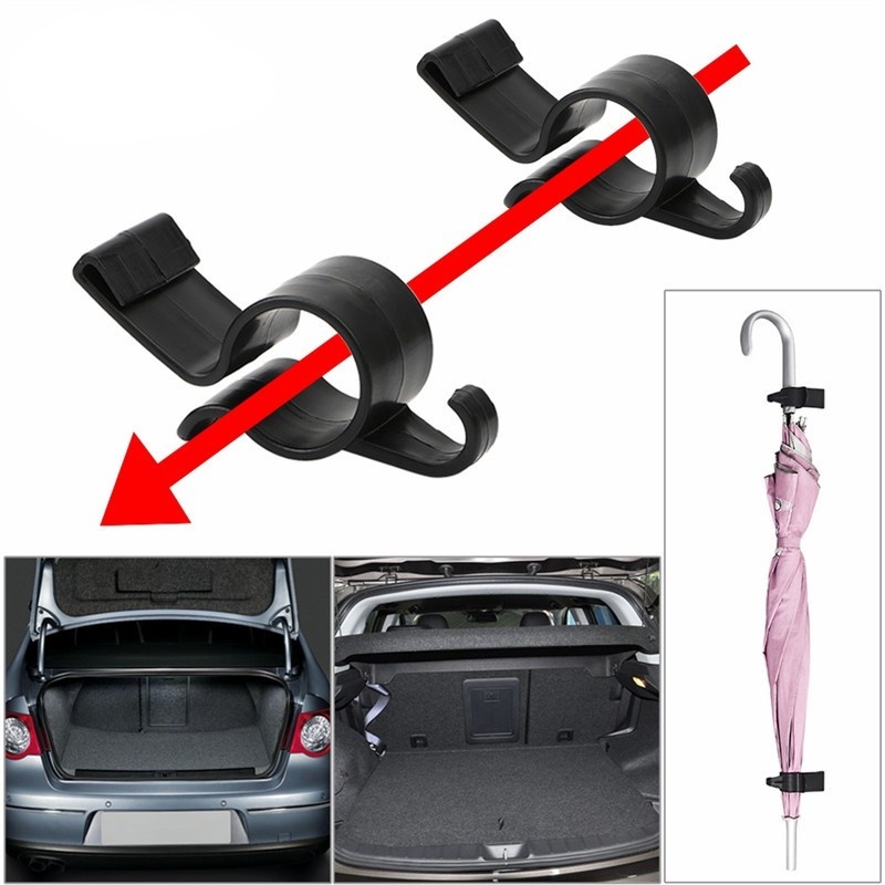 Set 2 Giá Đỡ Dù Gắn Phía Sau Xe Hơi Tiện Dụng