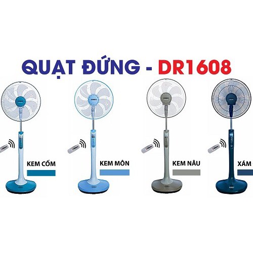 GIÁ HỦY DIỆTFREESHIPDR1608-Quạt đứng điều khiển từ xa F23 DR1608