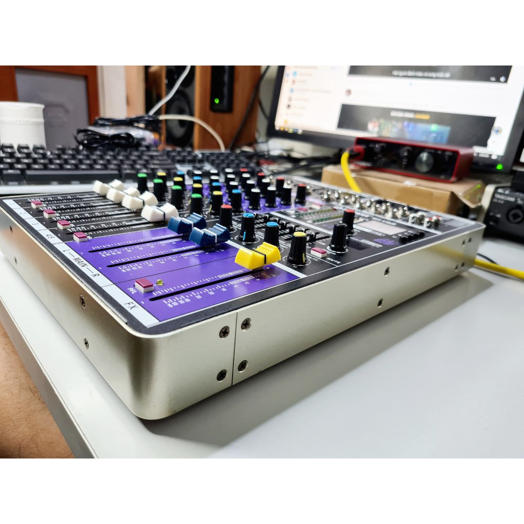 mixer Yamaha new 2021 M4 với 99 hiêu ứng delay echo vang reverd