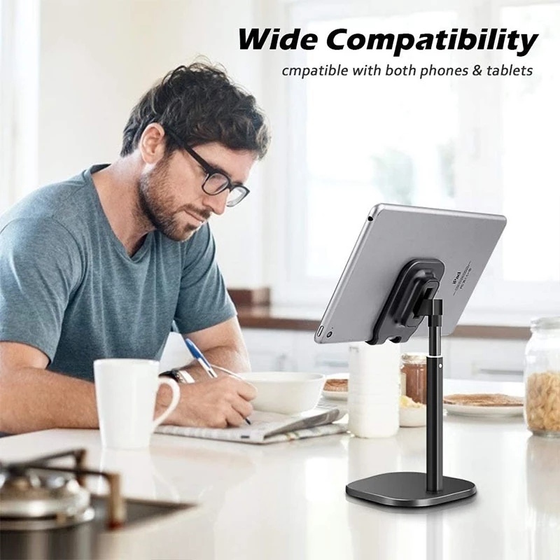 Giá Đỡ Điện Thoại/Máy Tính Bảng Không Dây Có Thể Thu Gọn Để Bàn Đa Năng
