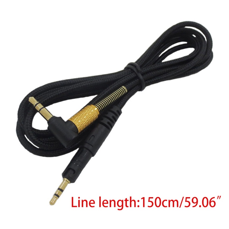Dây Cáp Tai Nghe Cách Âm Dài 1.5M Giao Diện 3.5mm 60 inches Cho Technica M50X M40X M70X