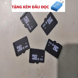 [XẢ KỊCH SÀN] TẶNG KÈM 1 ĐẦU ĐỌC THẺ KHI MUA 1 THẺ NHỚ MCRO SD 8G