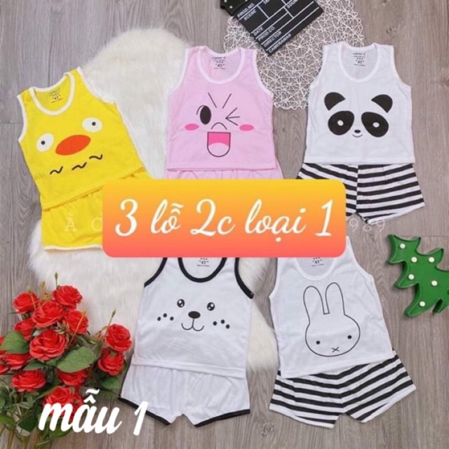 Sét 5 bộ ba lỗ đùi cho bé yêu
