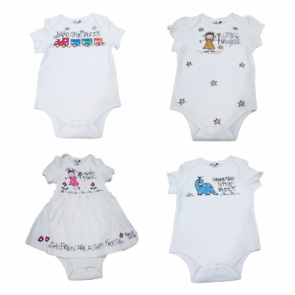 Sanlutoz Bộ Áo Liền Quần Tay Ngắn Chất Liệu Cotton Thời Trang Mùa Hè Cho Bé Sơ Sinh