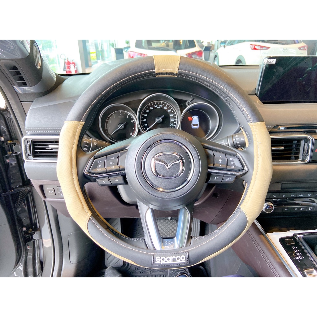 Bọc vô lăng Sparco i10, Accent, Elantra, Santafe, Tucson, Kona, bọc vô lăng xe ô tô