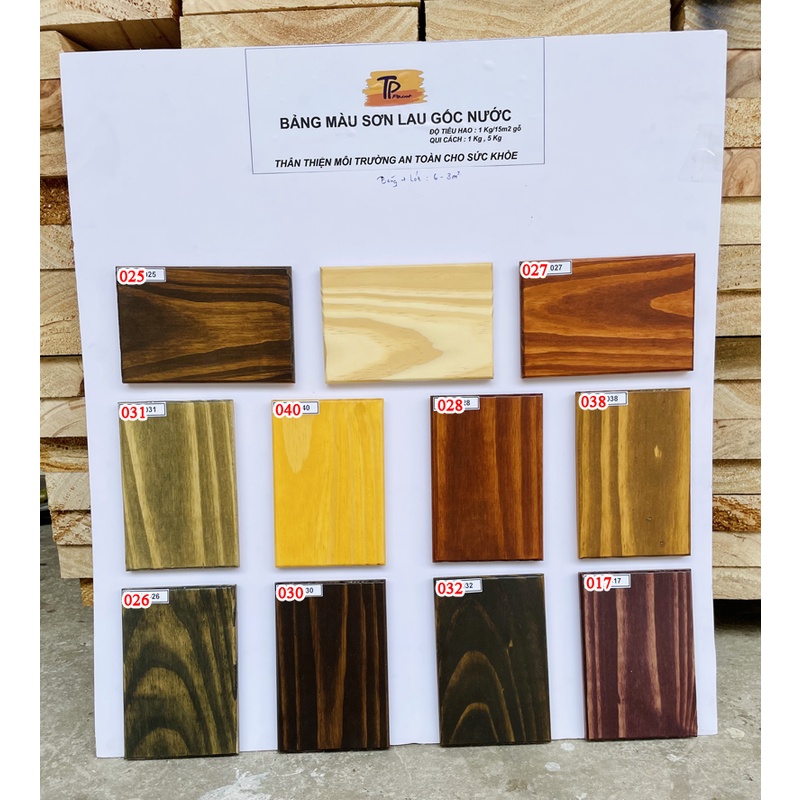 Sơn lót gỗ - Hộp 1kg - Sơn lau gỗ gốc nước: dễ sử dụng, không độc hại, an toàn cho sức khoẻ