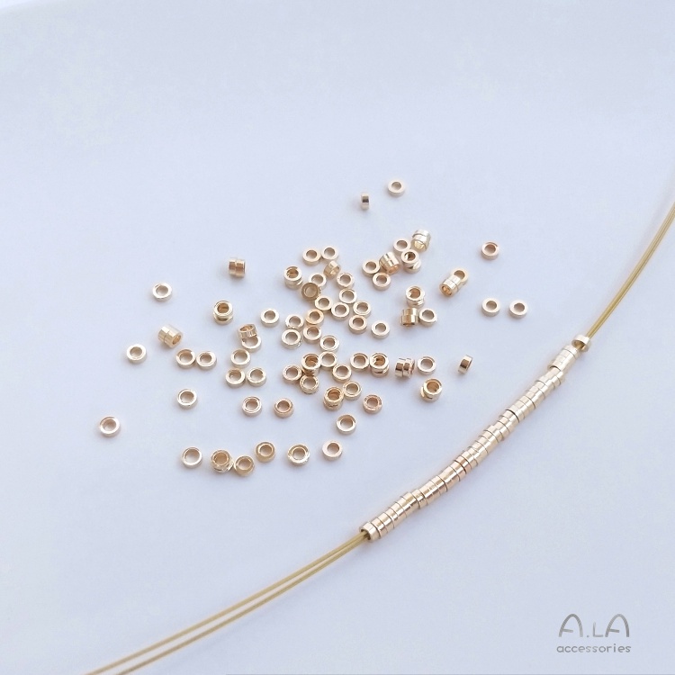 Set 10 Kẹp Ống Thẳng Cố Định Màu Vàng DIY