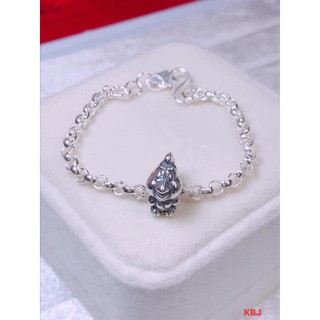 Lắc tay bạc cho bé hình con giáp