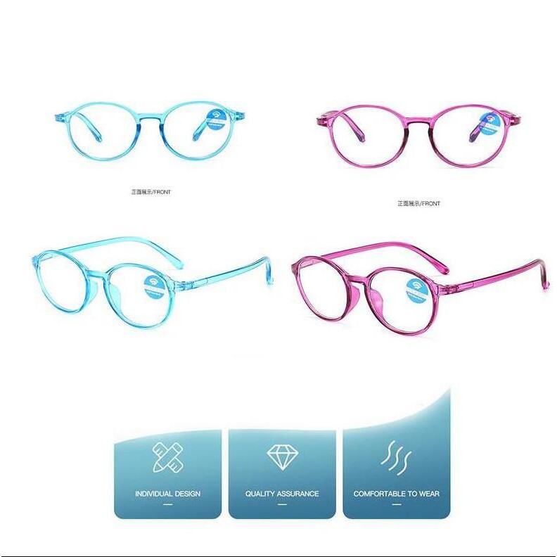 Kilii Mắt Kính Chống Bức Xạ Và Ánh Sáng Xanh Dễ Thương Cho Bé