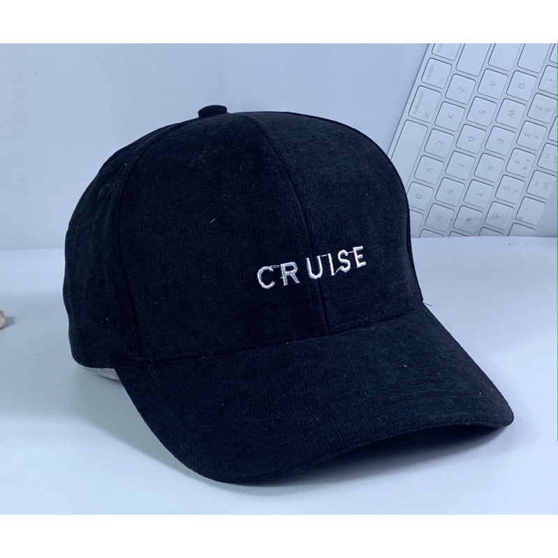 Mũ kết lưỡi trai  nhung mịm CRUISE phong cách hàn quốc unisex thời trang (hình thật shop tự chụp)