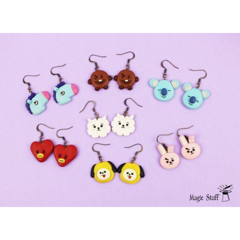Bông tai DIY •BT21•