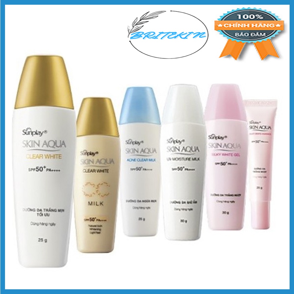 Dòng Sản Phẩm Chống Nắng Sunplay Skin Âqua (Tuyp 30gr)