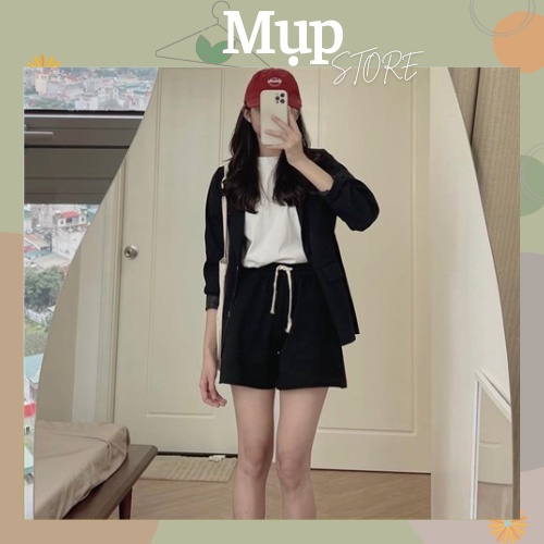 Áo Vest Nữ Hai Lớp Thanh Lịch Áo blazer Phong Cách Hàn Quôc Vintage Mụp Store