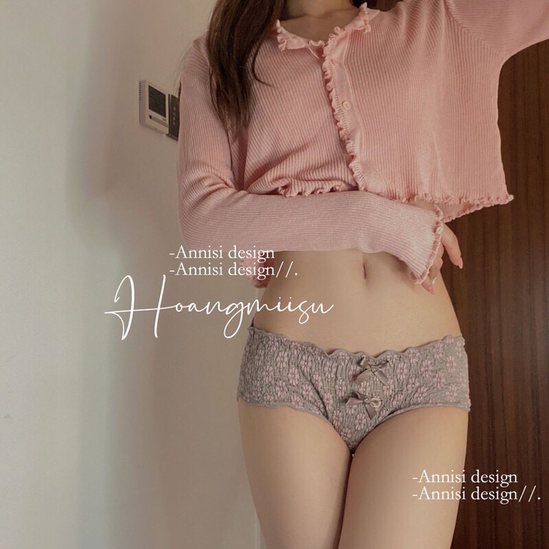 Quần lót ren thêu hoa xinh sexy quyến rũ phong cách HQ 022