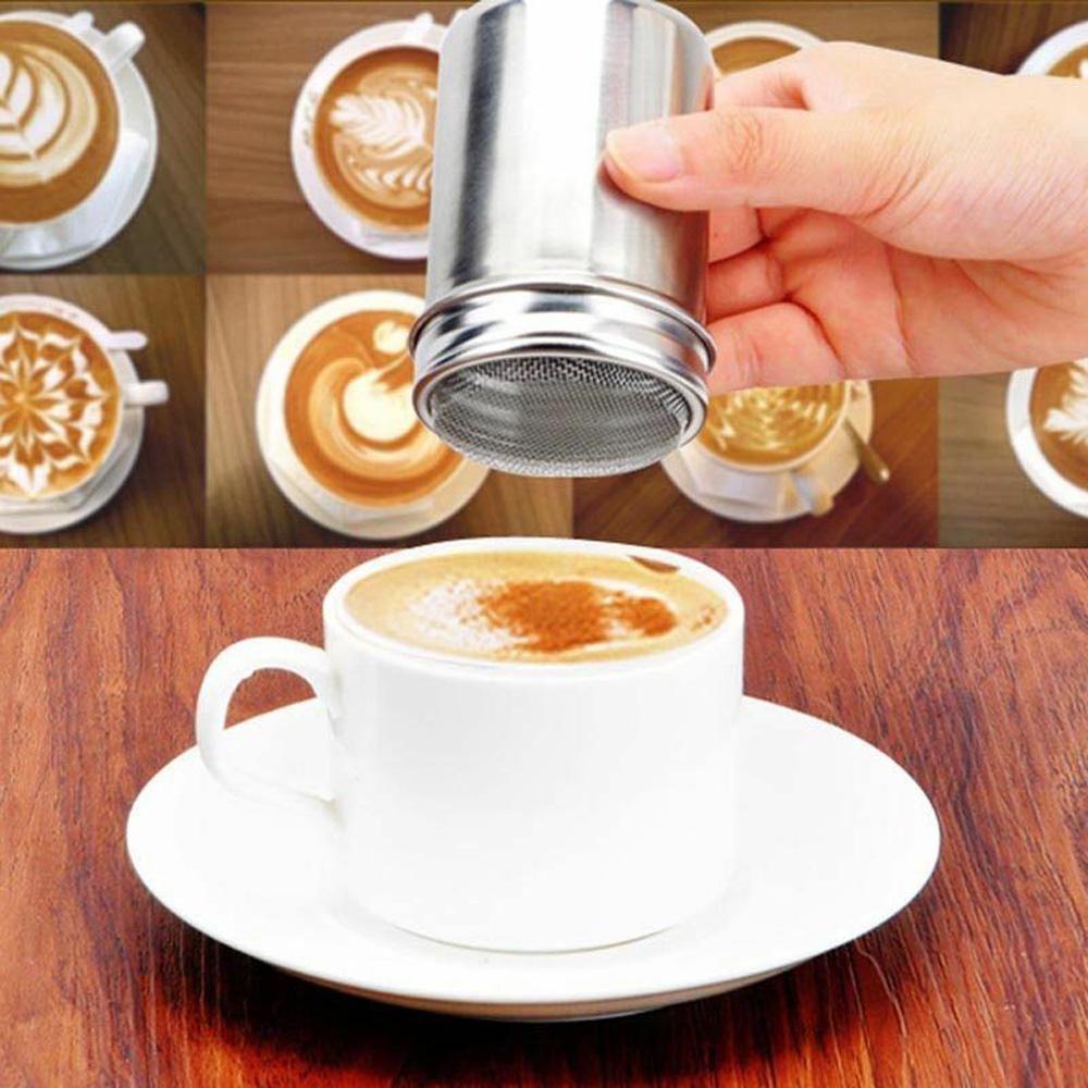 AUGUSTINA Dụng Cụ Rây Bột Ca Cao / Bột / Bột Làm Bánh Kèm Vỏ Bọc Tiện