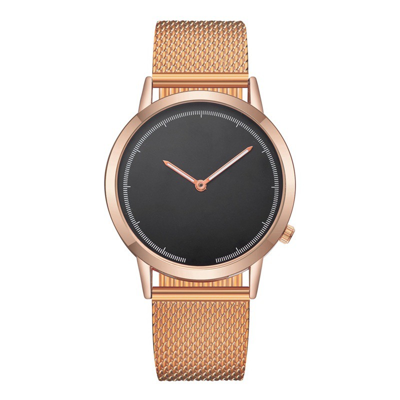 Đồng hồ nam dây thep lưới D-ZINER NAT31 mặt tròn chạy 2 kim siêu bền chính hãng - LINDO