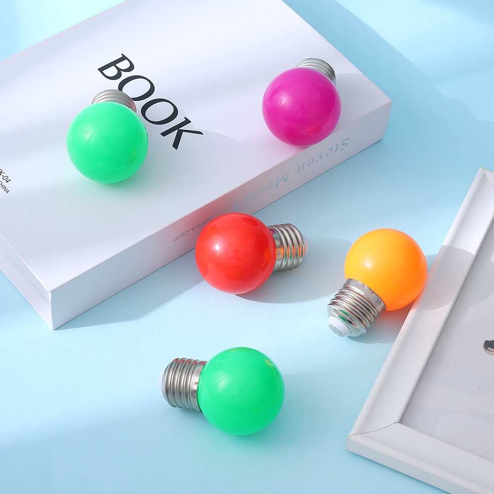 Set 10 Bong Bóng Đèn LED Nhiều Màu Sắc Trang Trí Sân Khấu Tiệc Giáng Sinh