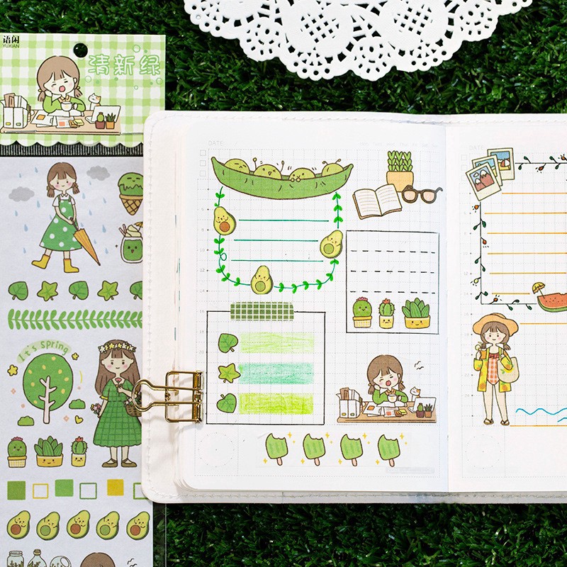 Hình trang trí sổ tay chibi so cute - VP062