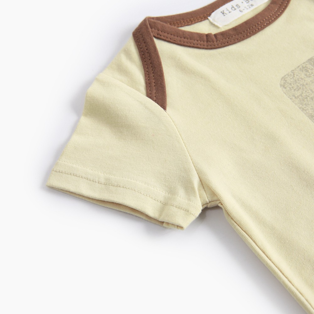 Áo liền thân Sanlutoz in hình hoạt hình thời trang mùa hè cho bé trai