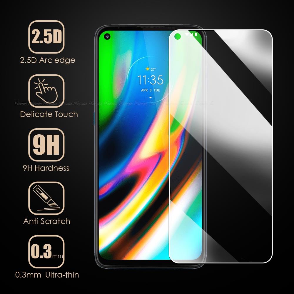 Set 3 Kính Cường Lực 9H 2.5D Bảo Vệ Màn Hình Điện Thoại Motorola Moto G10 G9 G8 G7 Power Lite Play G5S Plus