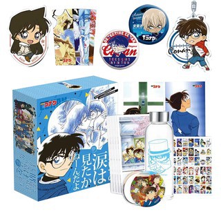 (P1) Hộp quà tặng to anime chibi mẫu mới có bookmark postcard huy hiệu ảnh dán poster bình nước giftbox