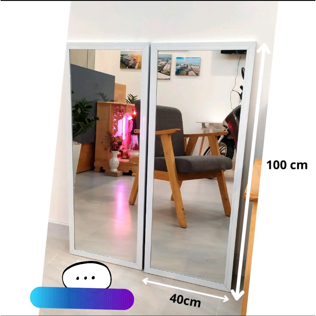 Gương soi toàn thân, gương  treo tường kích thước 40x100cm