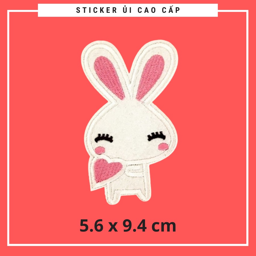 Sticker ủi áo Cao cấp - CÓ SẴN KEO ỦI - sticker vải dùng làm miếng vá áo, phụ kiện trang trí quần áo, balo, giày, nón