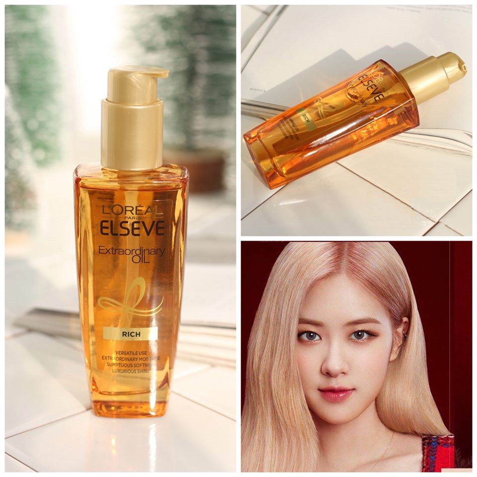 Dưỡng tóc Loreal cao cấp - L'Oreal Elvital Extraordinary Oil chai thủy tinh | BigBuy360 - bigbuy360.vn