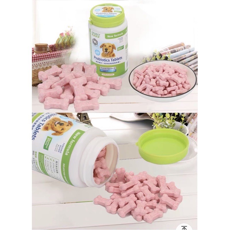 [LẺ 1 VIÊN] Viên Canxi/Vitamin/ Dưỡng Lông/ Chắc Xương/Khoáng Chất/Men Vi Sinh Cho Chó Mèo Spirit