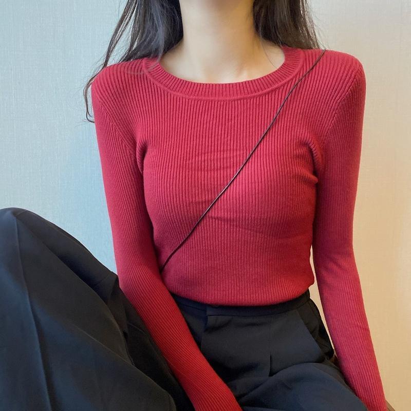 Áo Sweater Cổ Tròn Thời Trang Thu Đông Mới 2022 Cho Nữ