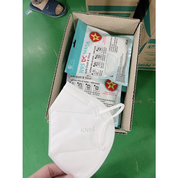 Khẩu trang xuất khẩu N95 DC Mask không van (thùng 200 chiêc)
